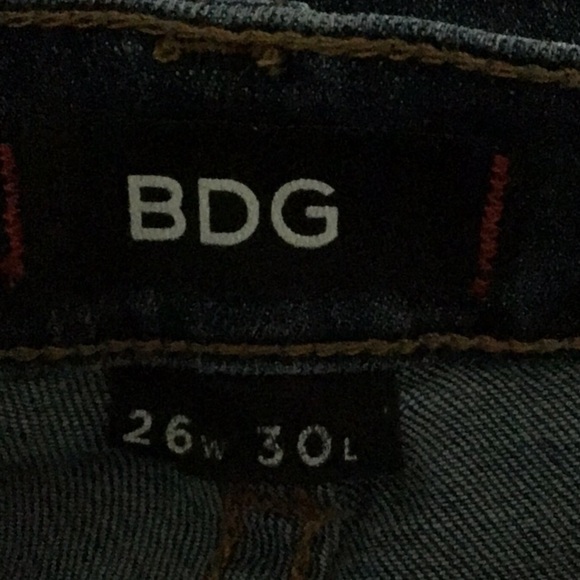 BDG Urban Ouutfitters mid rise cigarette ankle jeans sz 26 - Picture 7 of 10